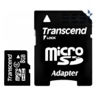 Transcend MicroSD 8Gb (SD adapter ) TS8GUSDHC6